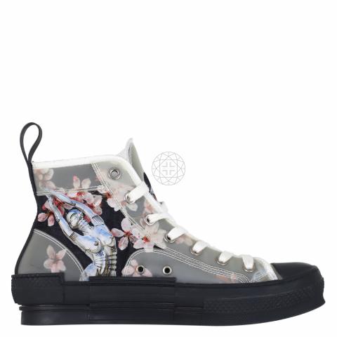 Sell Christian Dior x Sorayama Printed B23 High Top Sneakers Black Multicolor HuntStreet